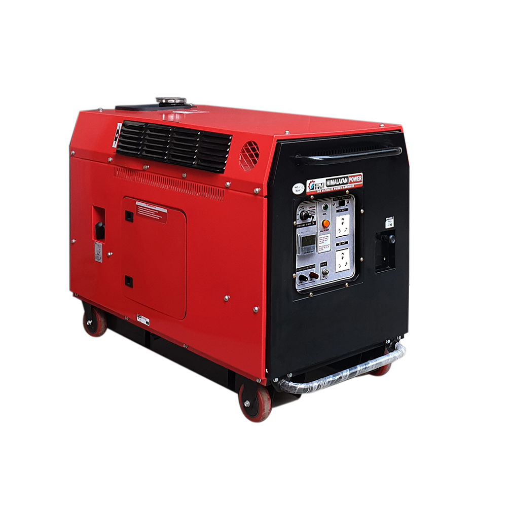 7 KVA  Super Silent Portable Petrol Generator, Petrol Run, Recoil & Self Start Model Silent GE-7500PS